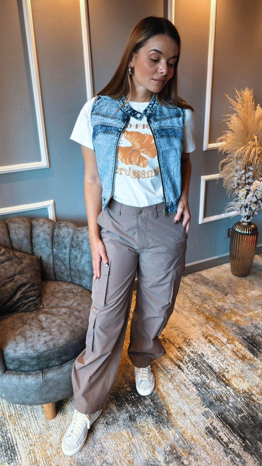 Pantalon Cargo Chocolate