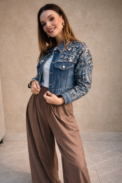 Chaqueta Denim Jardin Chic