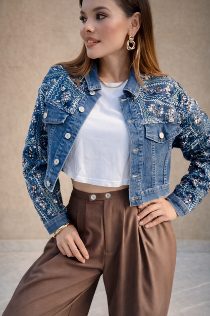 Chaqueta Denim Jardin Chic