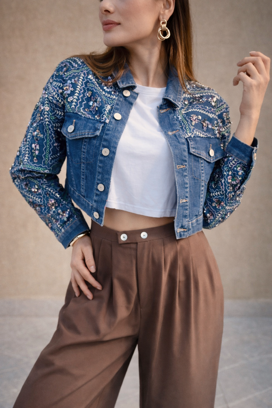 Chaqueta Denim Jardin Chic