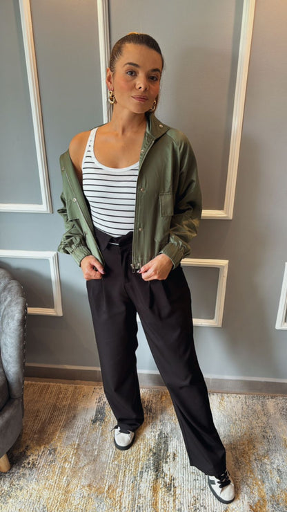 Pantalon Negro Pretiña Diseño Galita