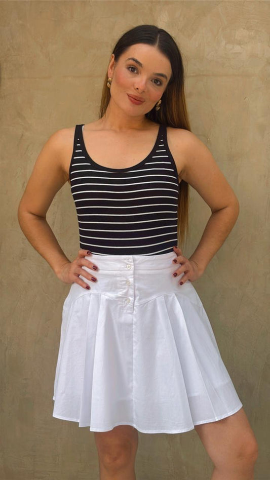 Falda Blanca Tenista Kiwi