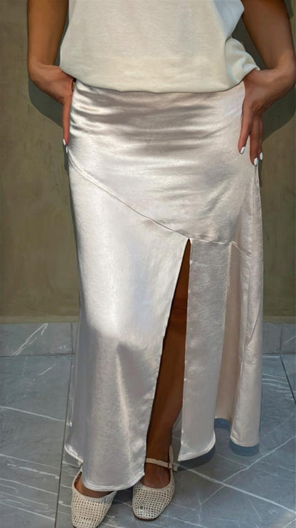Falda Satinada
