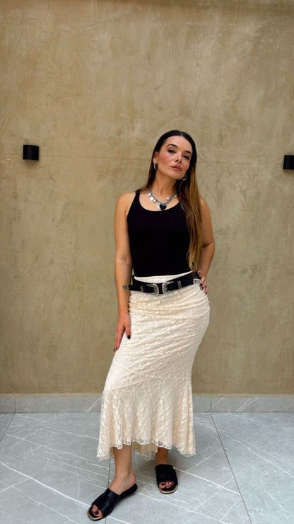 Falda Encaje Tate