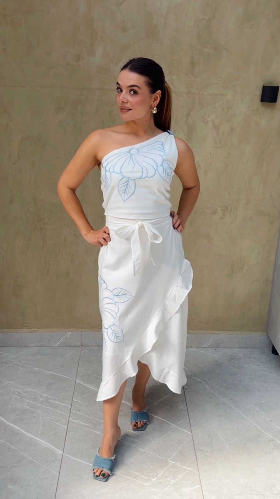 Set Flor de Luna Creta