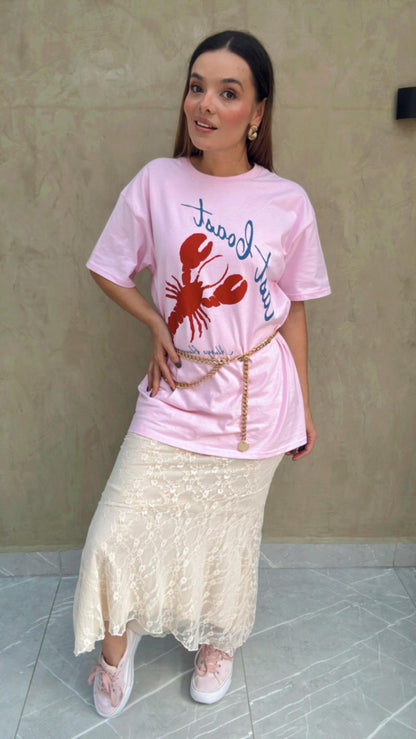 Camiseta Rosa Langosta Sweet Claire