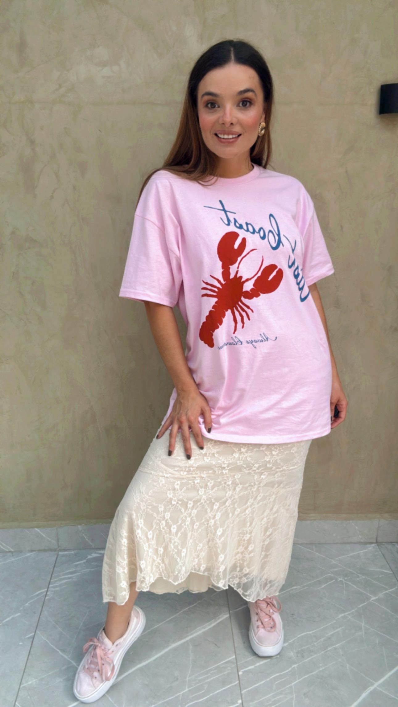 Camiseta Rosa Langosta Sweet Claire