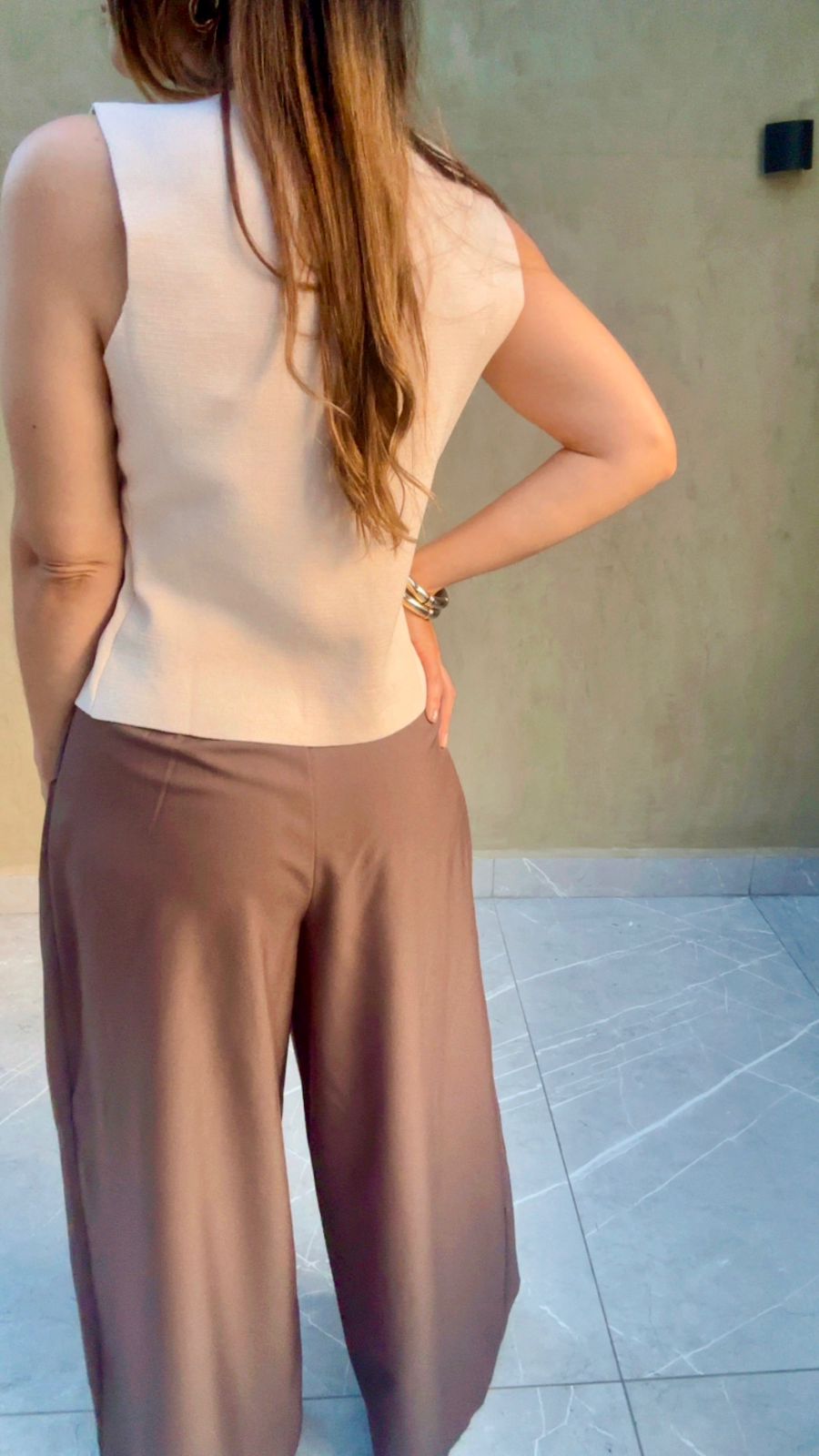 Pantalon Palazzo Moka